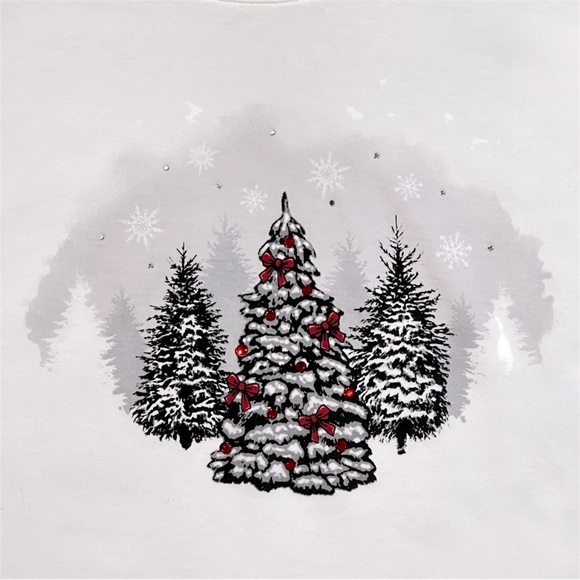 Studio Works Christmas Tree Woods with Rhinestones Size XL Petite - Picture 2 of 11